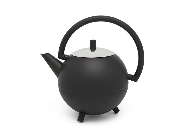 Teapot Black Matte Double Wall | Saturn | Bredemeijer