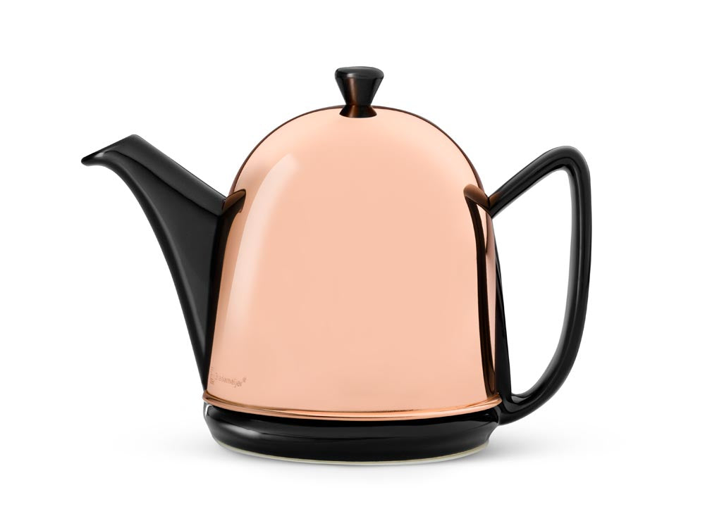 Ceramic Teapot Black / Copper | COSY MANTO