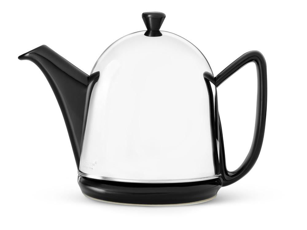 Ceramic Teapot Black / Stainless Steel | COSY MANTO