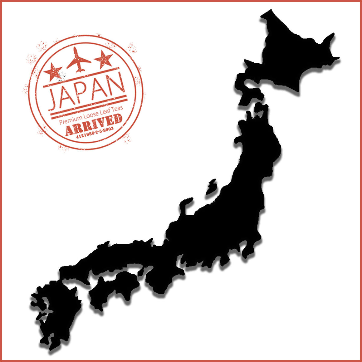Map of Japan SoMo Tea Loose Leaf Teas